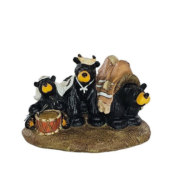 Big Sky Carvers Itty Bitty Beartivity Cow Camel Drummer Figurine - Picture 1 of 9